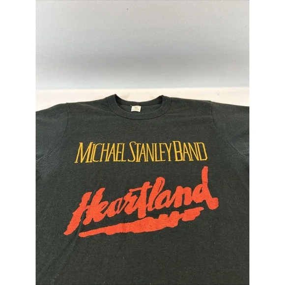Vintage Michael Stanley Band Concert Shirt Men's Large Heartland Tour 1980 Tee - Picture 4 of 11